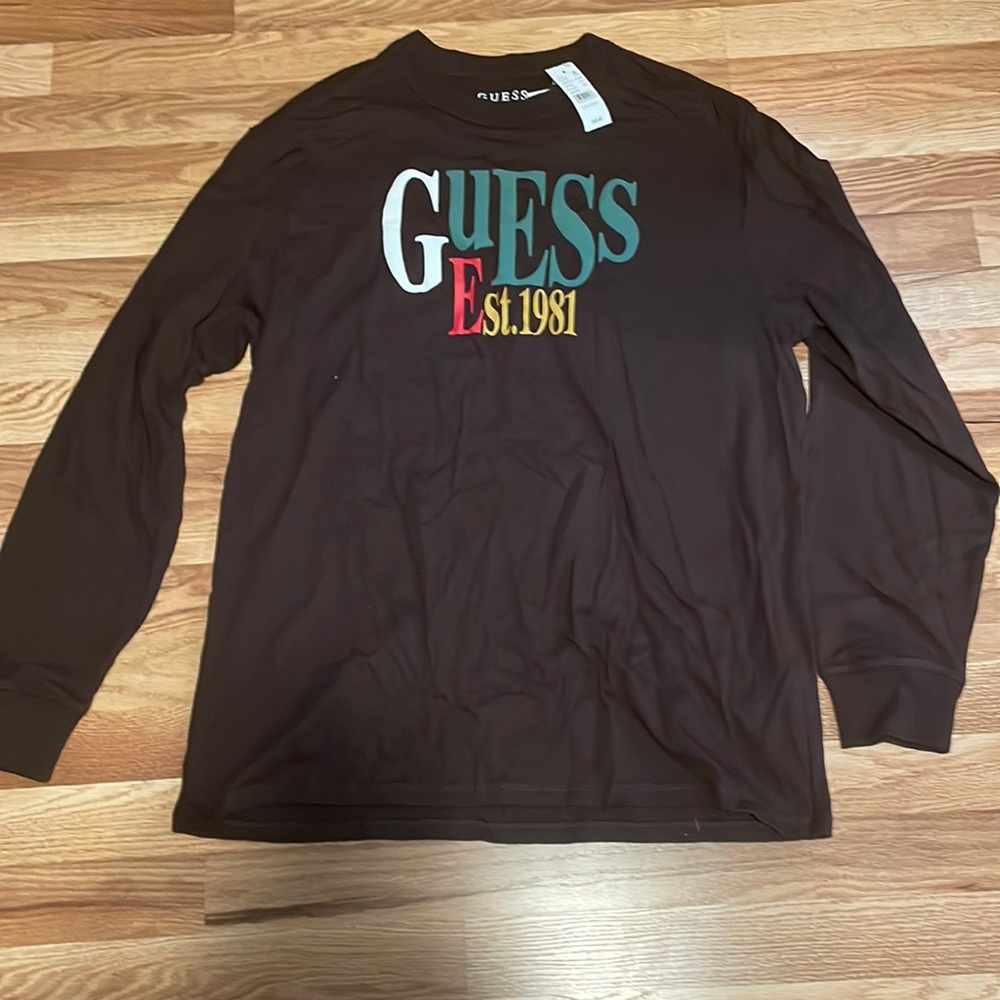 Brown Guess Shirt Vintage Streetwear Men’s